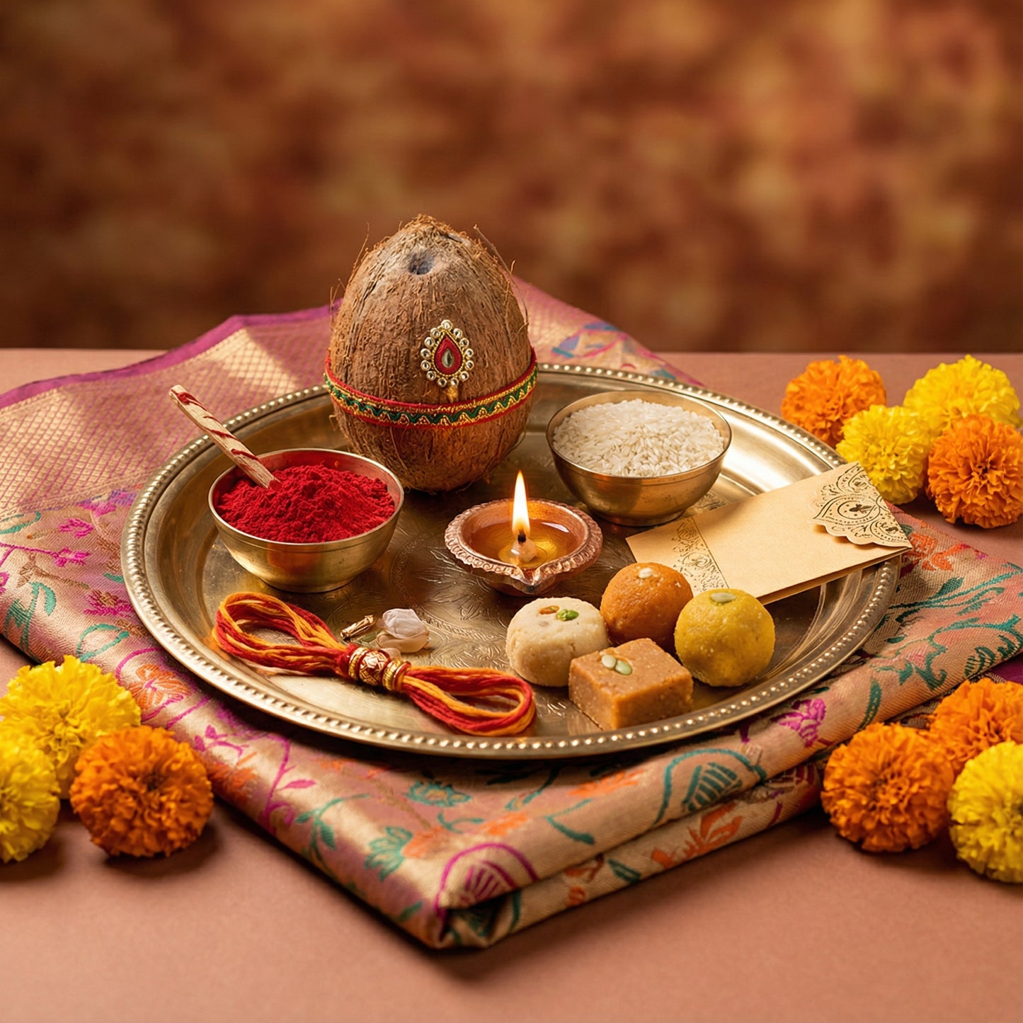 Shri Bhai Dooj Pooja Samagri Kit | श्री भाई दूज पूजा सामग्री किट