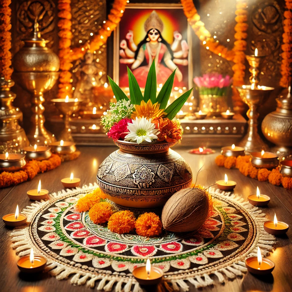 श्रीनवरात्रि पूजा सामग्री किट - श्रीनवरात्रि पूजा सामग्री किट