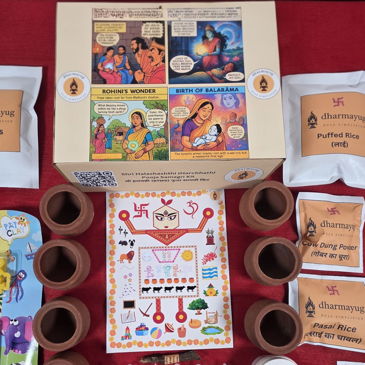 Shri Halashashthi (Harchhath) Pooja Samagri Kit | श्री हलषष्ठी (हरछठ) पूजा सामग्री किट