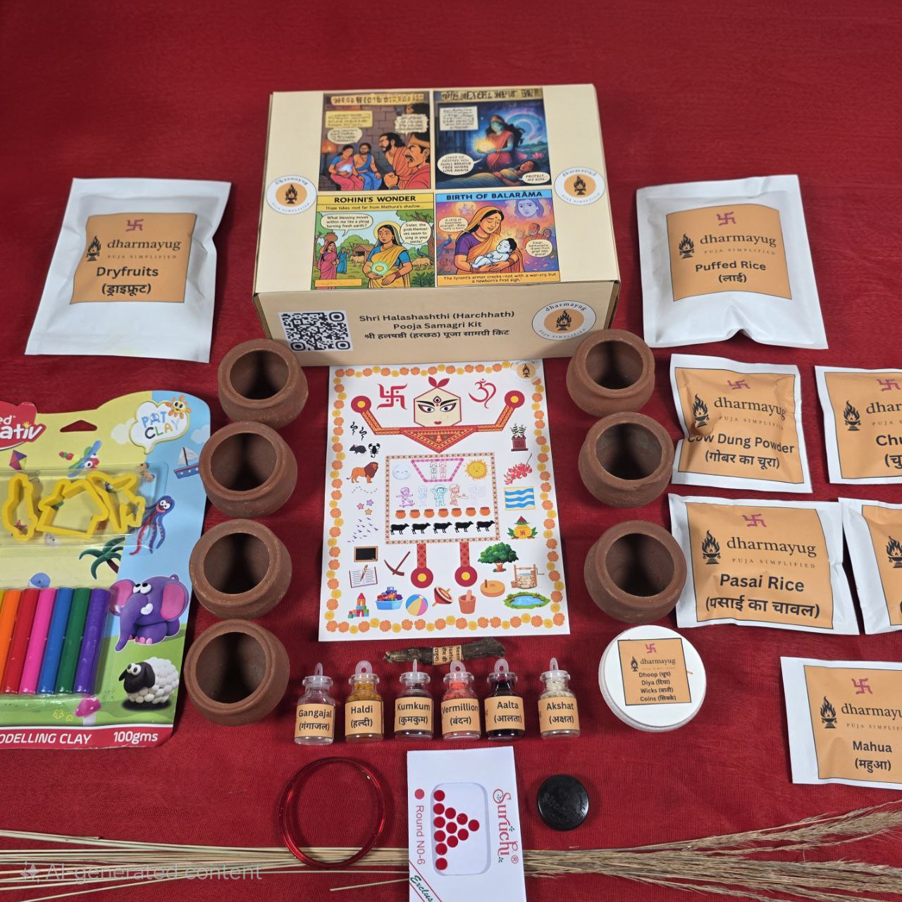 Shri Halashashthi (Harchhath) Pooja Samagri Kit | श्री हलषष्ठी (हरछठ) पूजा सामग्री किट