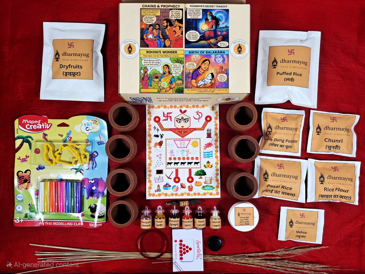 Shri Halashashthi (Harchhath) Pooja Samagri Kit | श्री हलषष्ठी (हरछठ) पूजा सामग्री किट