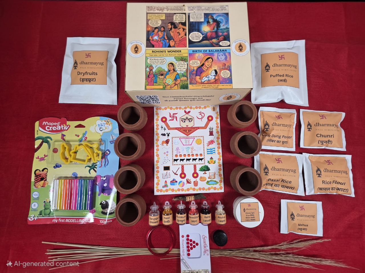 Shri Halashashthi (Harchhath) Pooja Samagri Kit | श्री हलषष्ठी (हरछठ) पूजा सामग्री किट