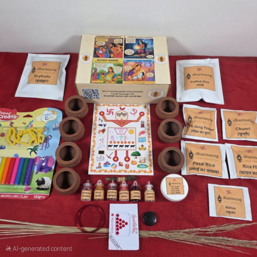 Shri Halashashthi (Harchhath) Pooja Samagri Kit | श्री हलषष्ठी (हरछठ) पूजा सामग्री किट