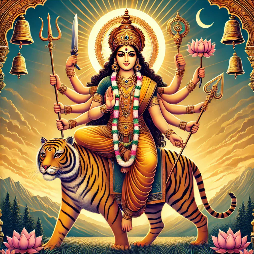 Goddess Chandraghanta: Navratri Day 3 Story & Mantras