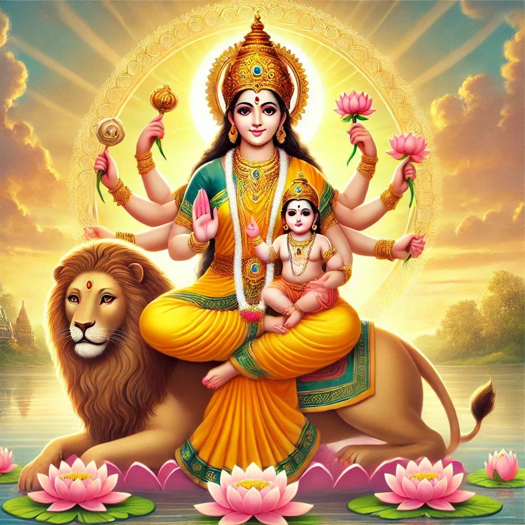 Goddess Skandamata – The Mother of Skanda and Queen of Compassion
