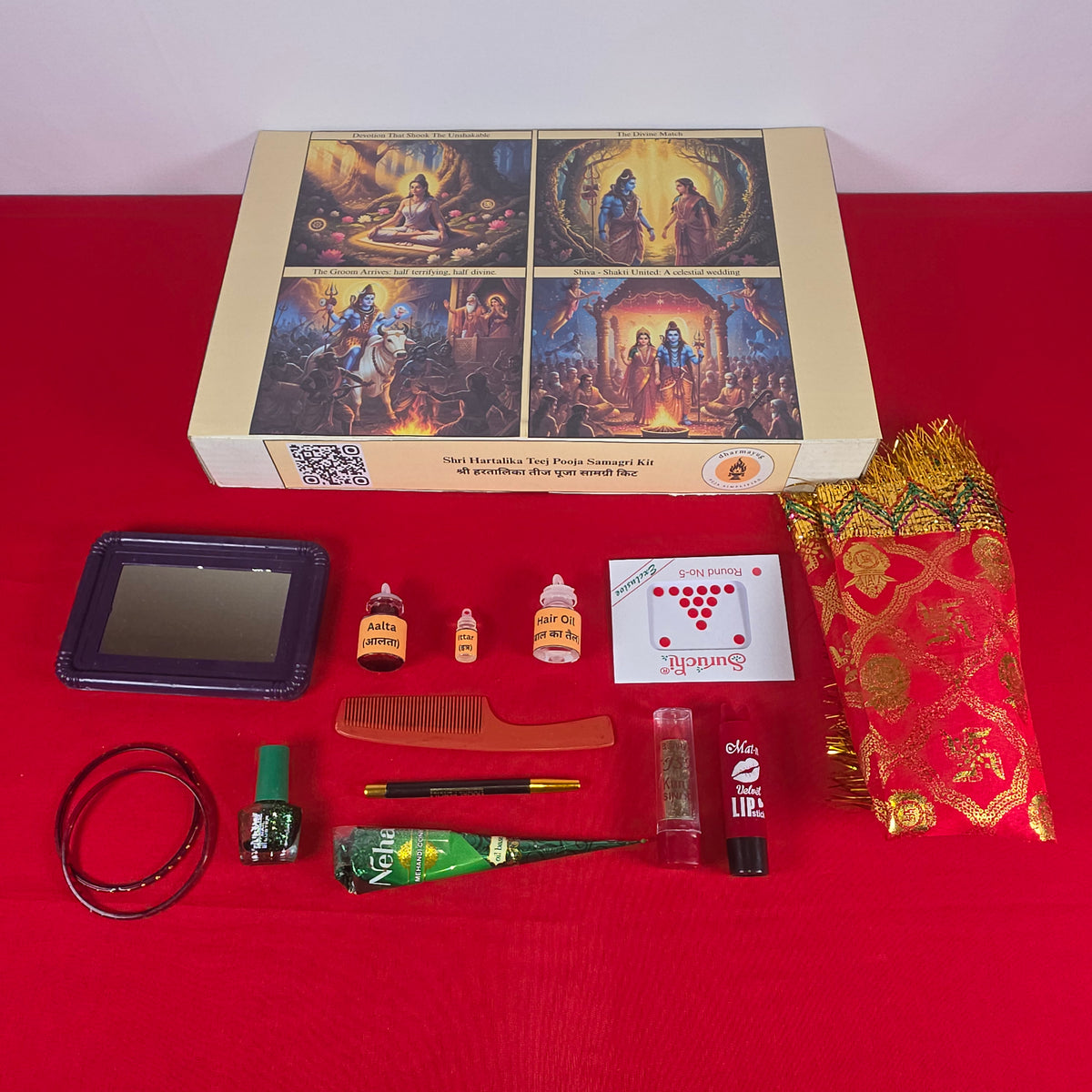 Shri Hartalika Teej Pooja Samagri Kit | श्री हरतालिका तीज पूजा सामग्री किट
