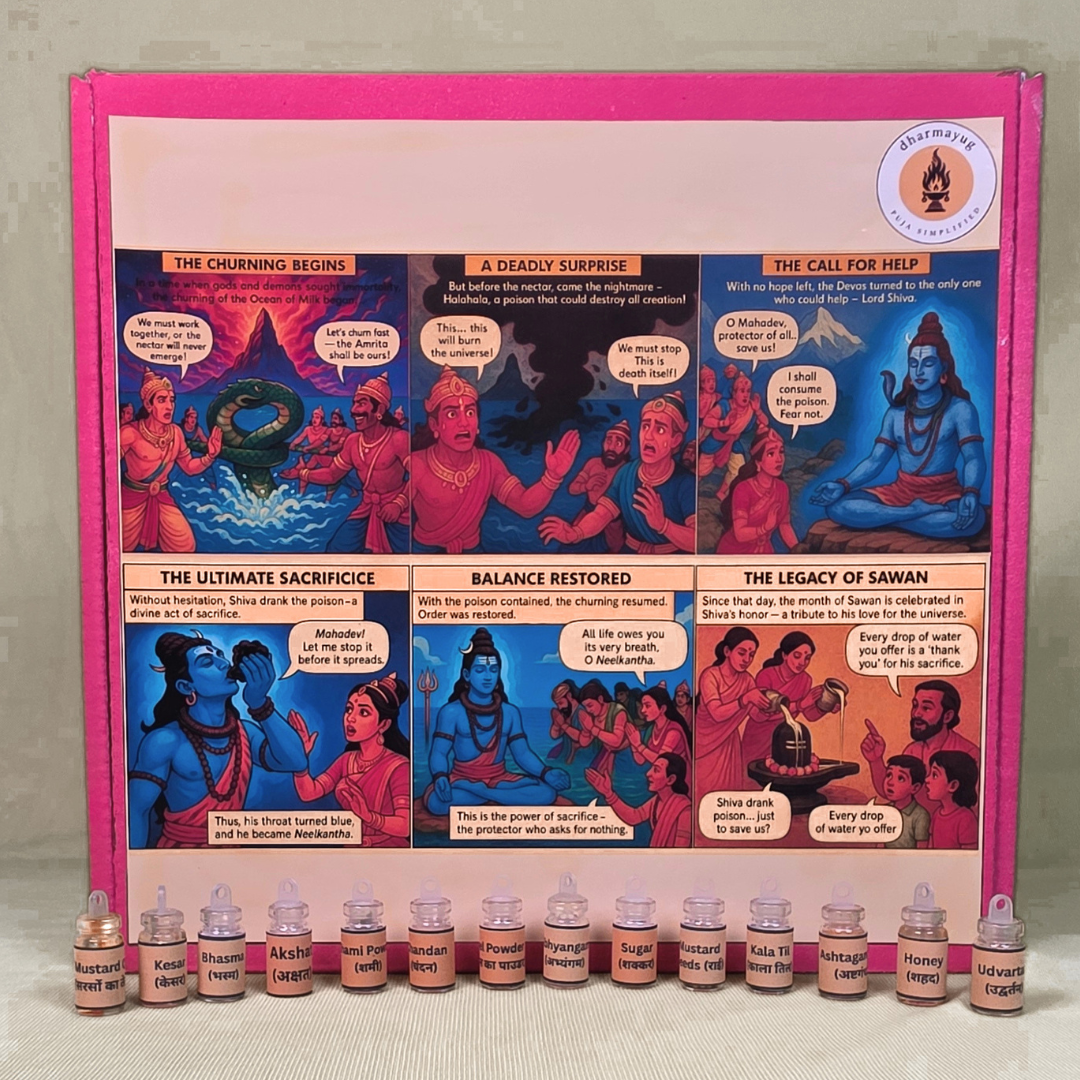 Shri Rudrabhishek Pooja Samagri Kit | श्री रुद्राभिषेक पूजा सामग्री किट