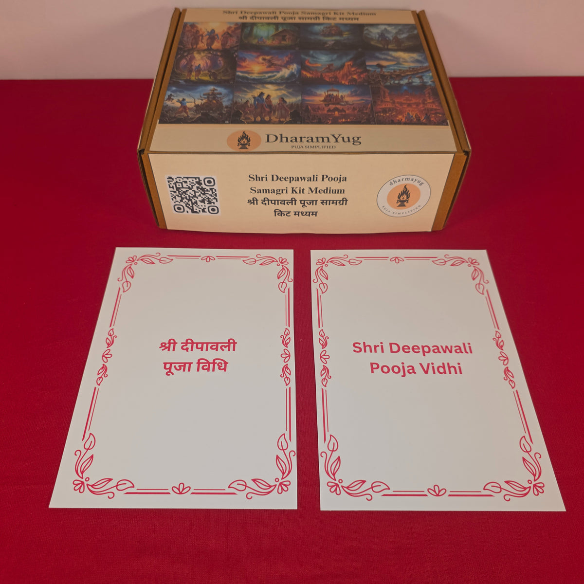 Shri Deepawali Pooja Samagri Kit Medium | श्री दीपावली पूजा सामग्री किट मध्यम