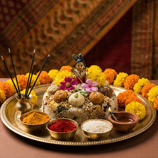 Shri Annakoot (Govardhan) Pooja Samagri Kit | श्री अन्नकूट (गोवर्धन) पूजा सामग्री किट