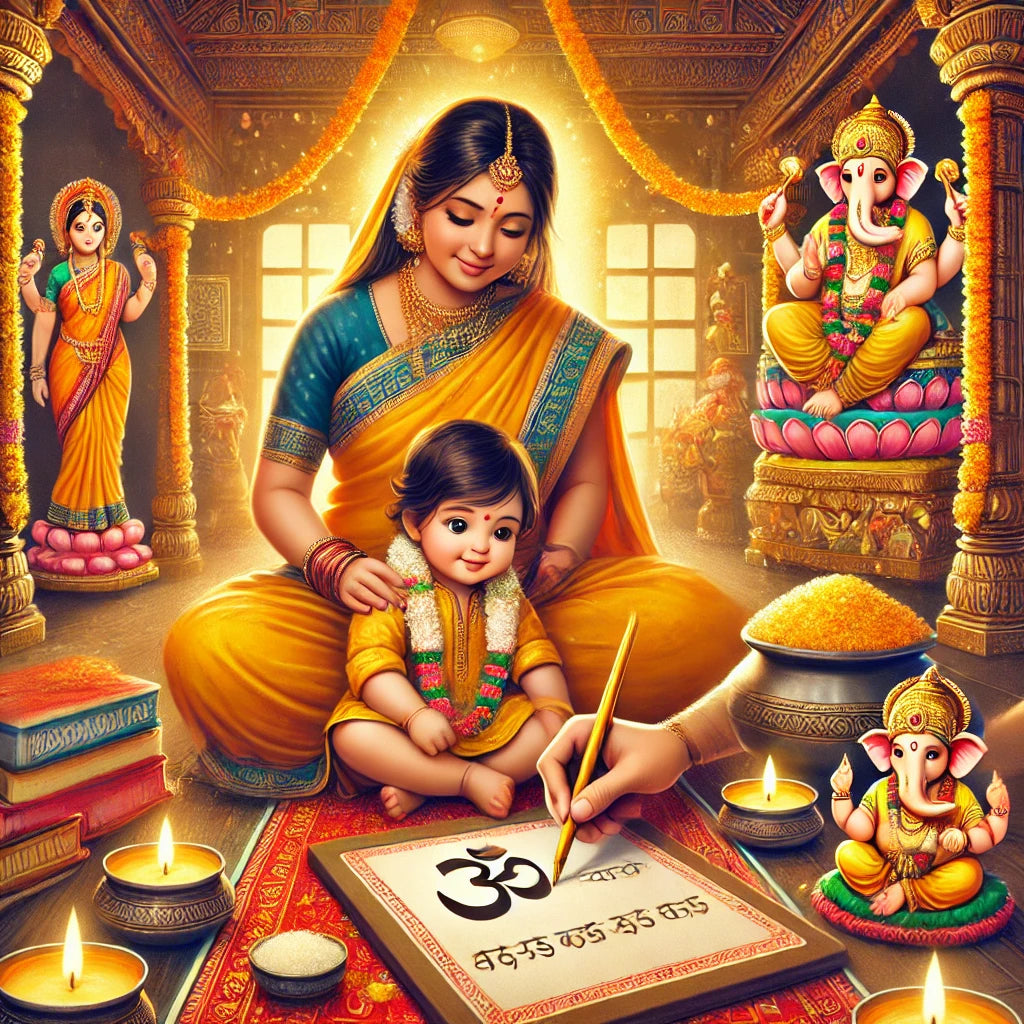 Shri Vidya Aarambha Sanskara Pooja Samagri Kit (Paati Pooja)|श्री विद्या आरंभ संस्कार पूजा सामग्री किट (पाटी पूजा)