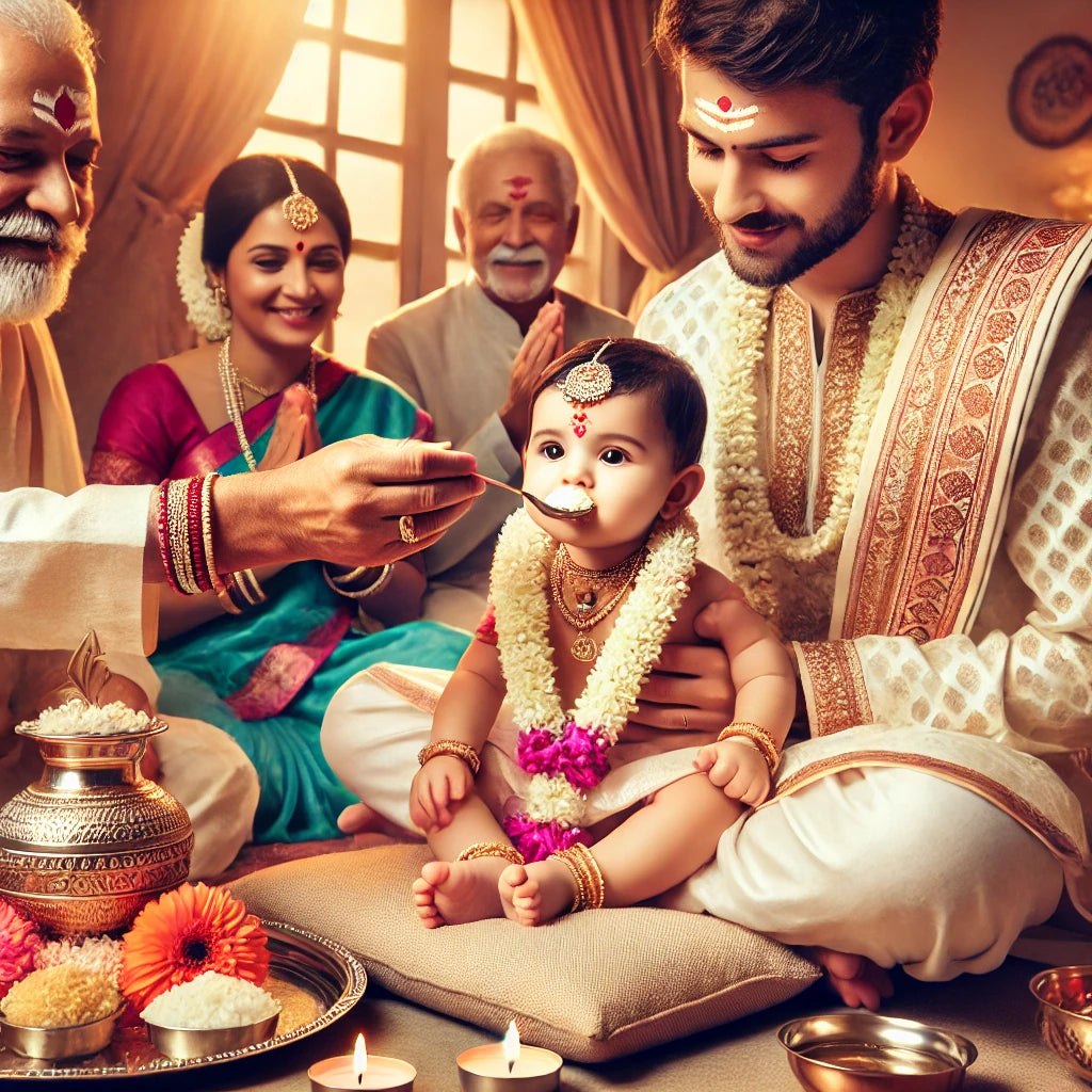 Shri Annaprashana Sanskara Pooja Samagri Kit श्री अन्नप्राशन संस्कार पूजा सामग्री किट