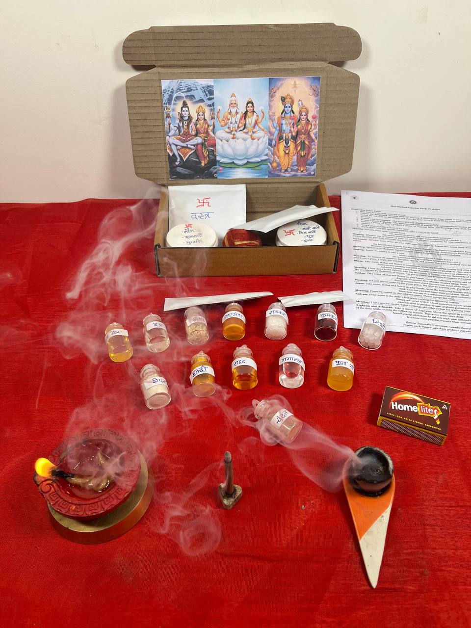 Shri Shodash Upachar Pooja Samagri Kit - श्री षोडशोपचार पूजा सामग्री किट