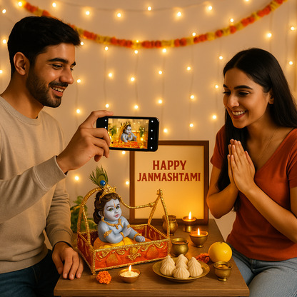 Shri Krishna Janmashtami Pooja Samagri Kit | श्री कृष्ण जन्माष्टमी पूजा सामग्री किट