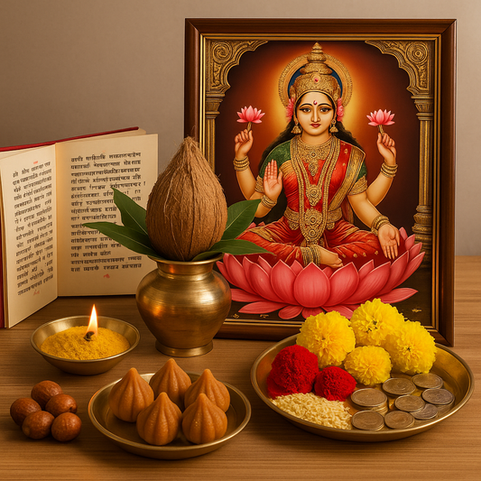 Shri Mahalaxmi Pooja Samagri Kit | श्री महालक्ष्मी पूजा सामग्री किट